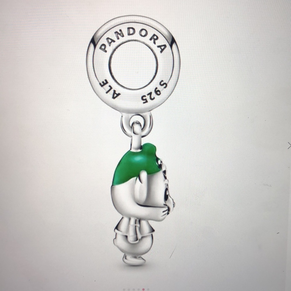 🐭 PANDORA DISNEY CINDERELLA GUS MOUSE  CHARM NECKLACE🐭 - Picture 6 of 15